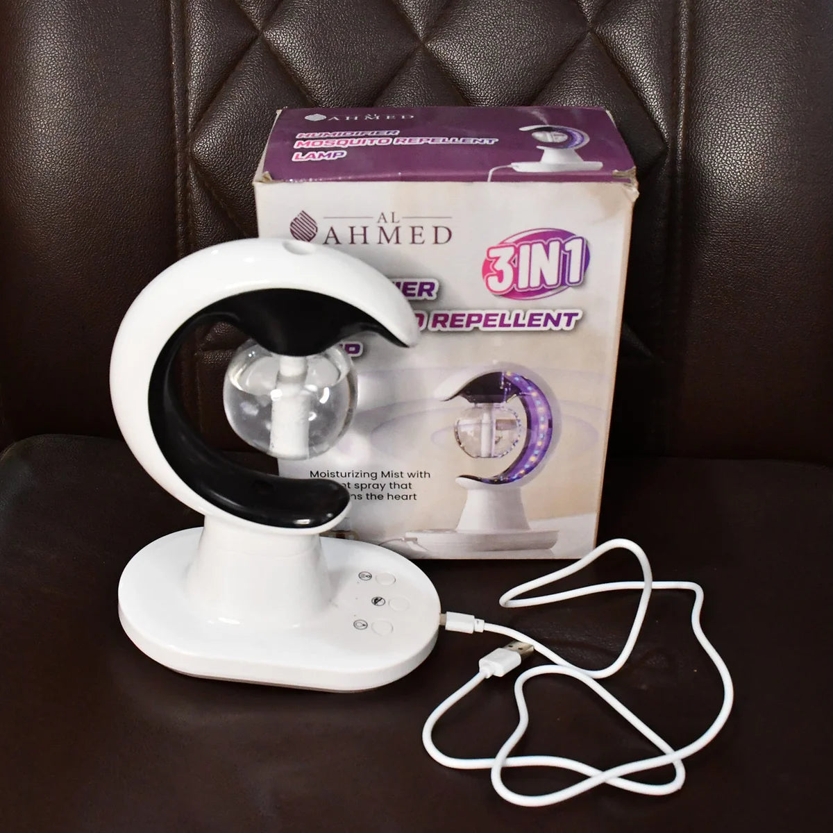 3-in-1 LED Lamp with Humidifier and Mosquito Repellent