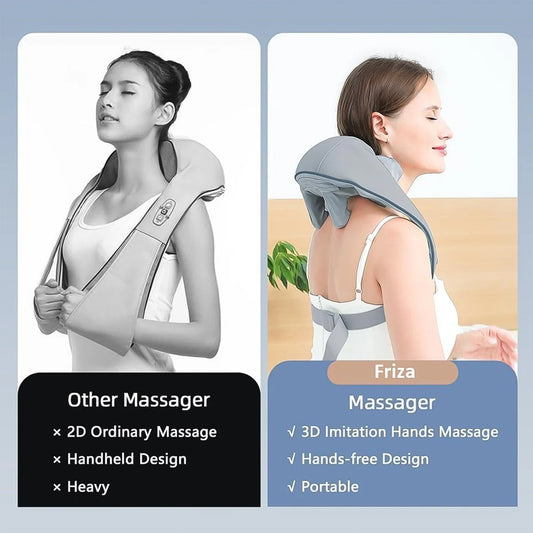 Neck & Shoulder Massagers with Heat, Electric Rechargeable